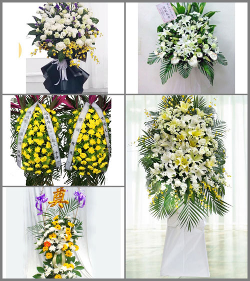 黑龙江黑河孙吴县清溪乡白事花篮预定